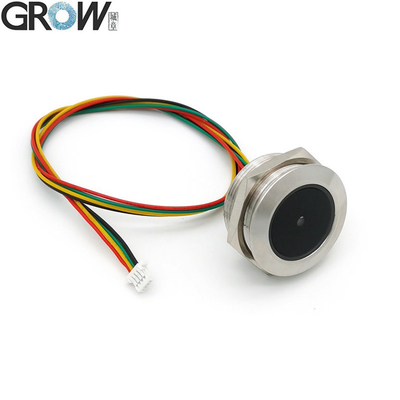 Ανοξείδωτο ατσάλι GROW GM60 LED Control Ring Indicator Light Διεπαφή UART 1D/2D Bar Code QR Code Μονάδα αναγνώστη Barcode