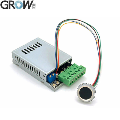 GROW K220+R502-A DC10-24V Δύο Ρελέ Εξόδου Με Πίνακα Ελέγχου Πρόσβασης Δακτυλικών Αποτυπωμάτων Διαχειριστή/Χρήστη 0.5s-60s-Κανονικά Ανοιχτό Ρελέ
