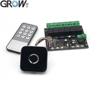 GROW K219-A+R502-AW Πίνακας τηλεχειρισμού υπέρυθρων δακτυλικών αποτυπωμάτων για έλεγχο πρόσβασης θυρών, προγραμματιζόμενη έξοδος ρελέ χρόνου
