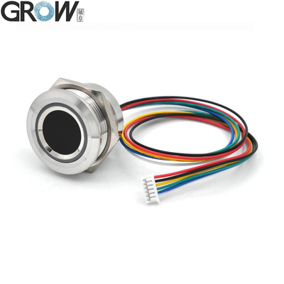 GROW R503-5V RGB LED DC5V UART Διασύνδεση MX1.25-6pin Αδιάβροχος χωρητικός αισθητήρας δακτυλικών αποτυπωμάτων για Arduino Android